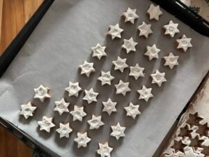 Christmas Star on Tray