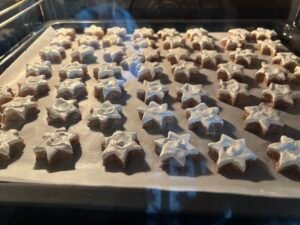 Christmas Star in Oven